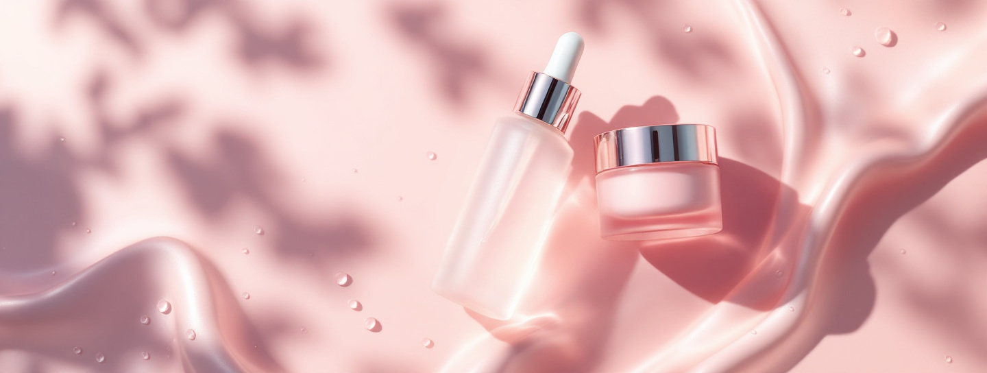 PDRN Serum und Creme mit dewy Glass-Skin-Look